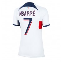 Paris Saint-Germain Kylian Mbappe #7 Fußballbekleidung Auswärtstrikot Damen 2023-24 Kurzarm